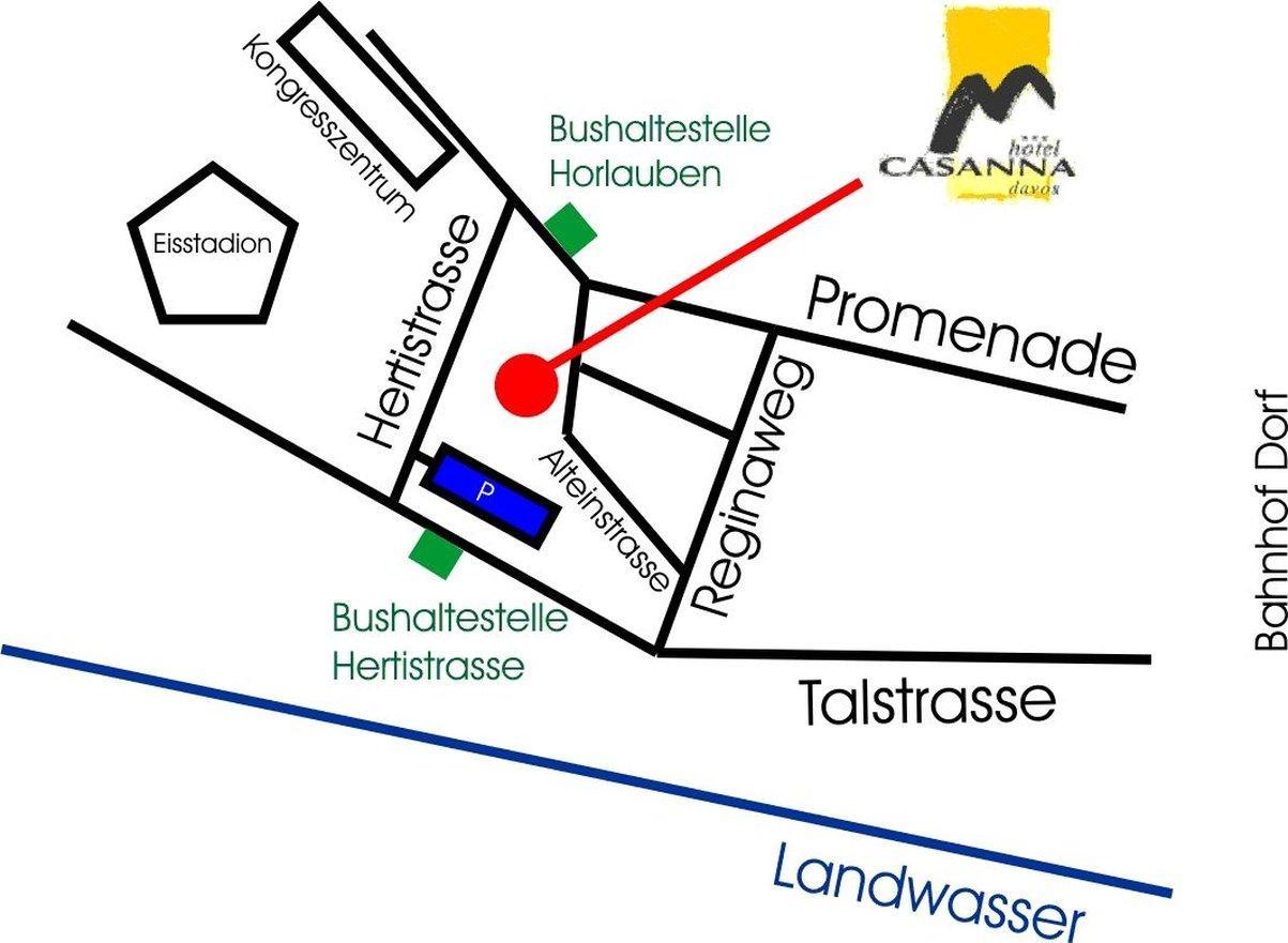 Casanna Hotel Davos City Center Exterior foto